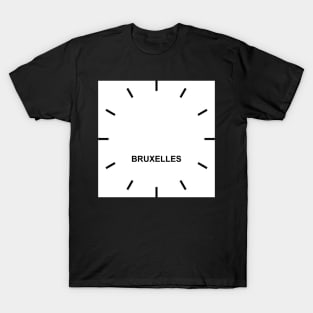 brussels time zone wall clock T-Shirt